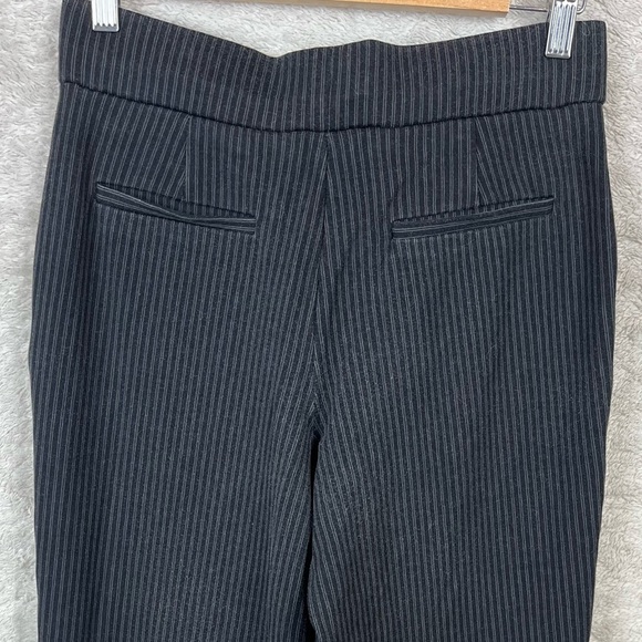 MAGASCHONI Black Double Pinstriped Stretch Pants Size Medium Pull On - Picture 6 of 11